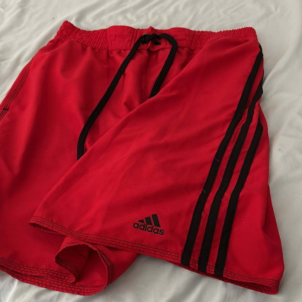 ADDIDAS RED TRUNKS